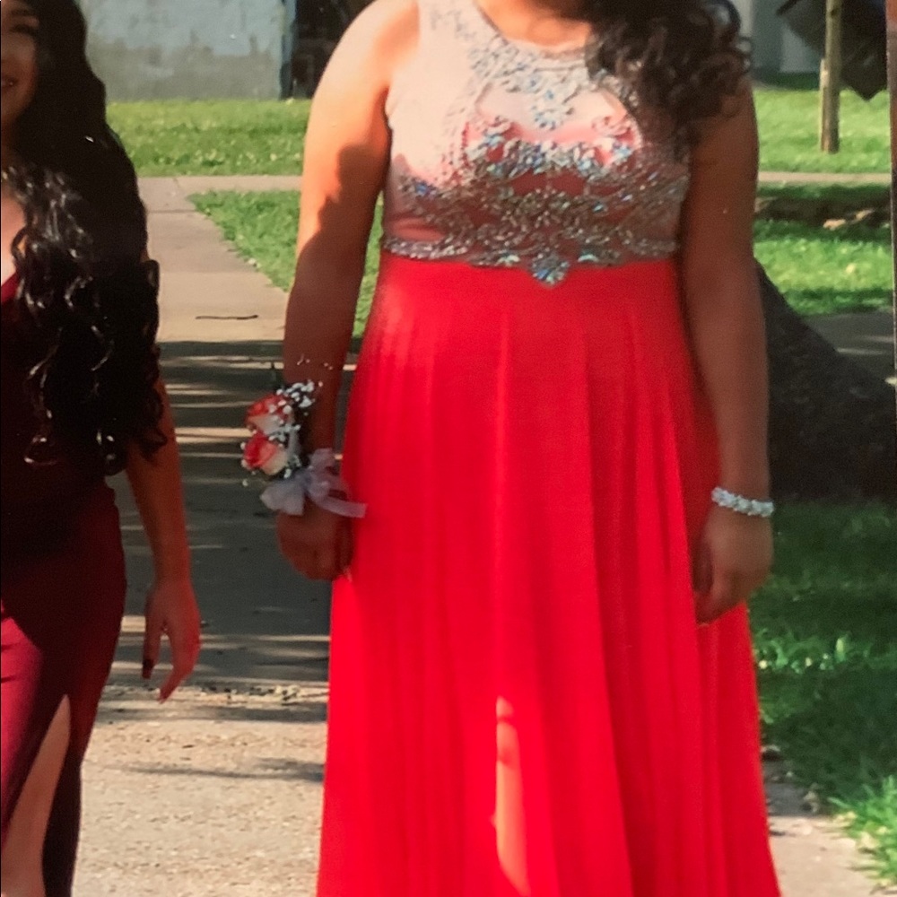 Coral Prom Dress